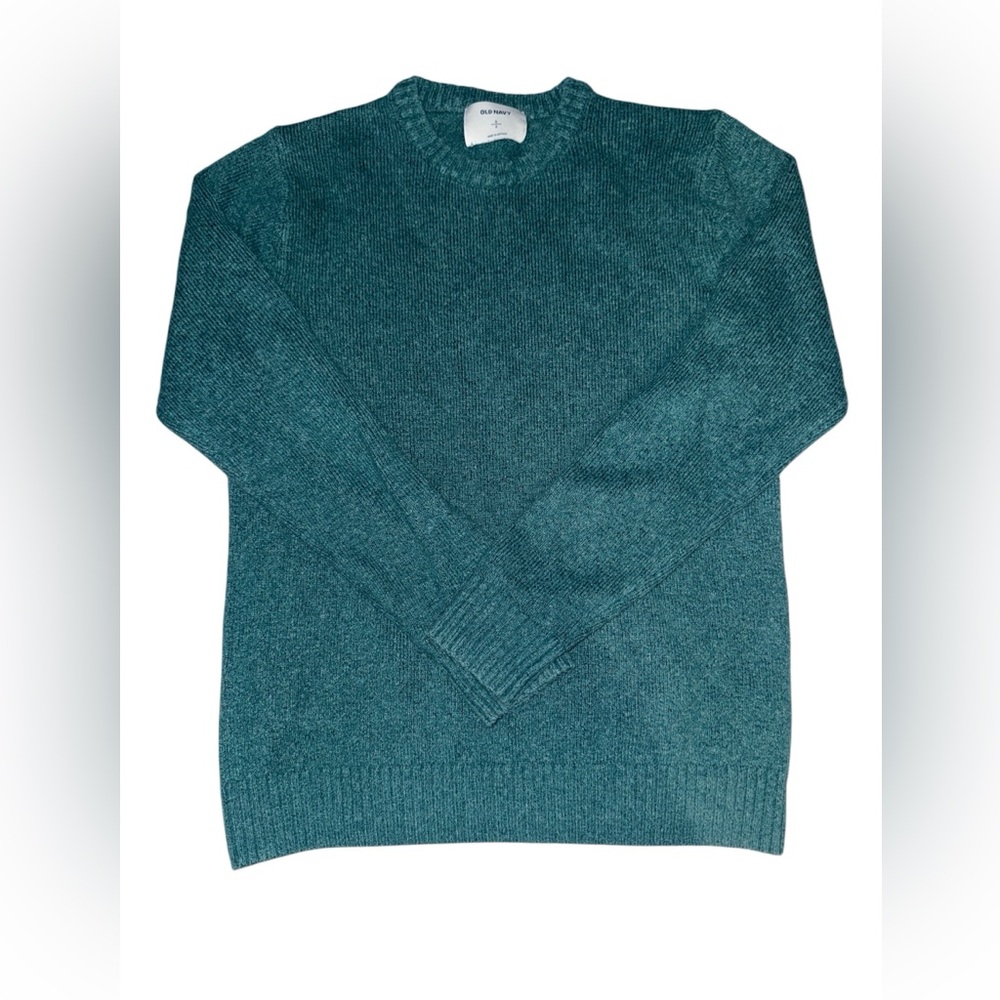 Old Navy Green Crewneck Sweater Soft Knit